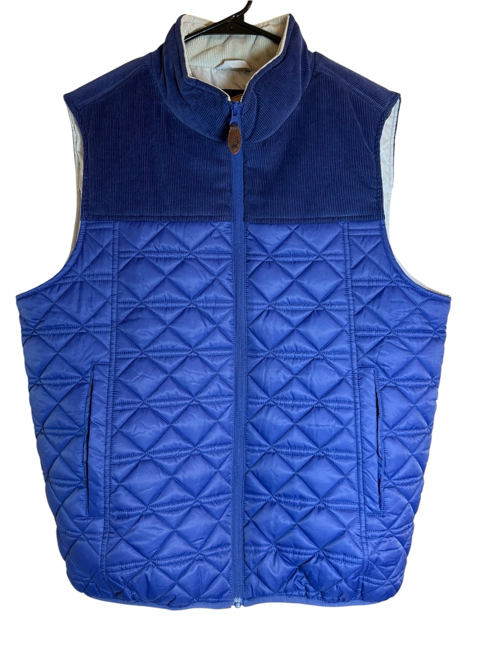 Onward Reserve Royal Blue Quilted corduroy Vest (Reserve Label) Size XL